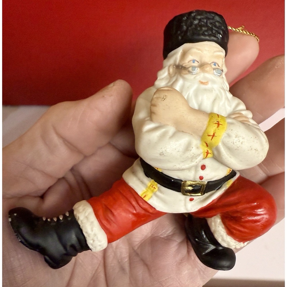 Danbury Mint‎ 1992 Santa Around The World RUSSIA Vintage Christmas Ornament